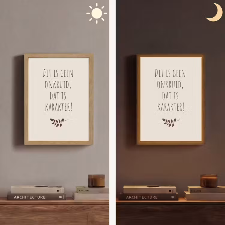 Lightbox - Wandlamp - Bruin - Minimalistisch - Quote - Zomer — 5