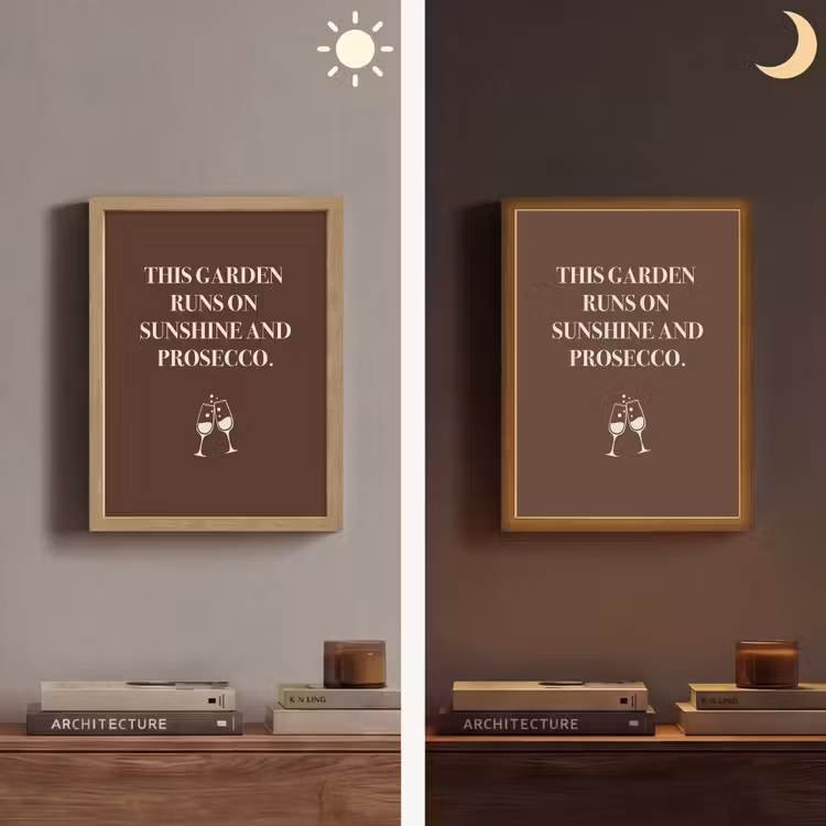 Lightbox - Wandlamp - Bruin - Zomer - Quote - Drinken — 5