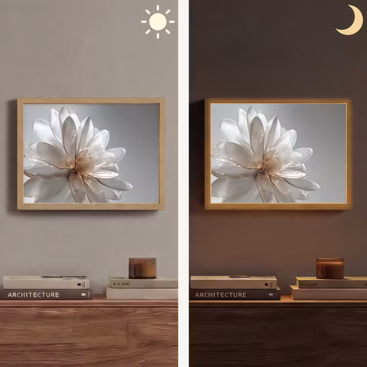 Lightbox - Wandlamp - Bloem - Wit - Neutraal — 6