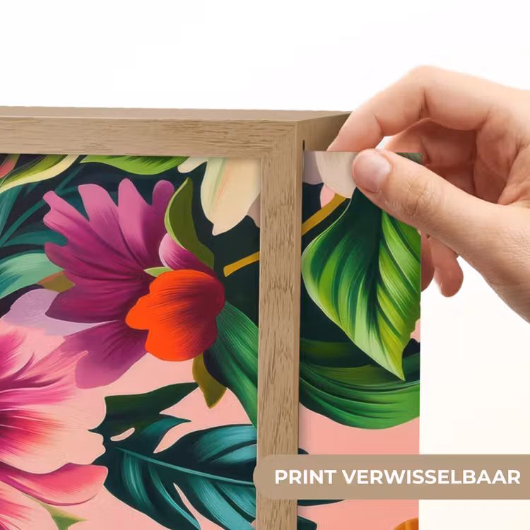 Lightbox - Wandlamp - Bloemen - Kleurrijk - Roze — 5