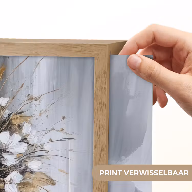 Lightbox - Wandlamp - Bloemen - Wit - Vaas - Abstract — 5
