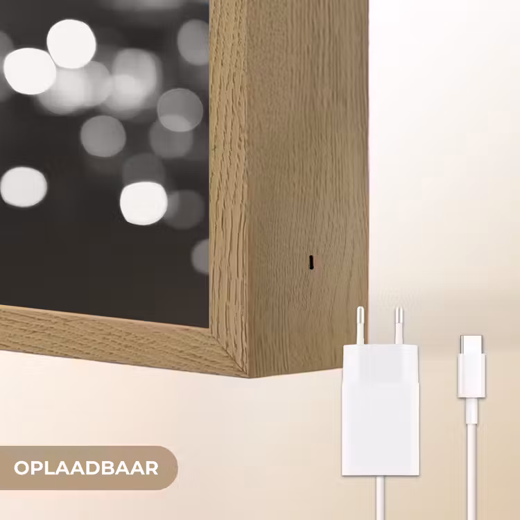 Lightbox - Wandlamp - Bubbels - Proosten - Champagneglazen - Stadslichten — 7