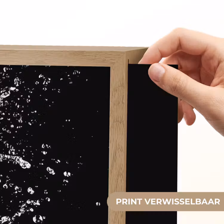 Lightbox - Wandlamp - Champagne - Zwart - Spetters - Popping — 5