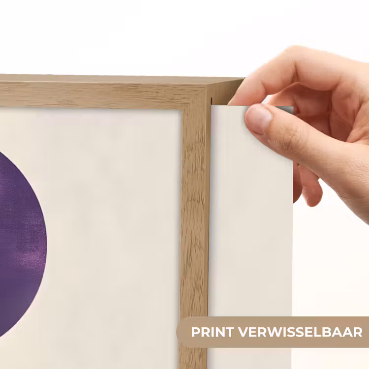 Lightbox - Wandlamp - Abstract - Cirkels - Paars — 5