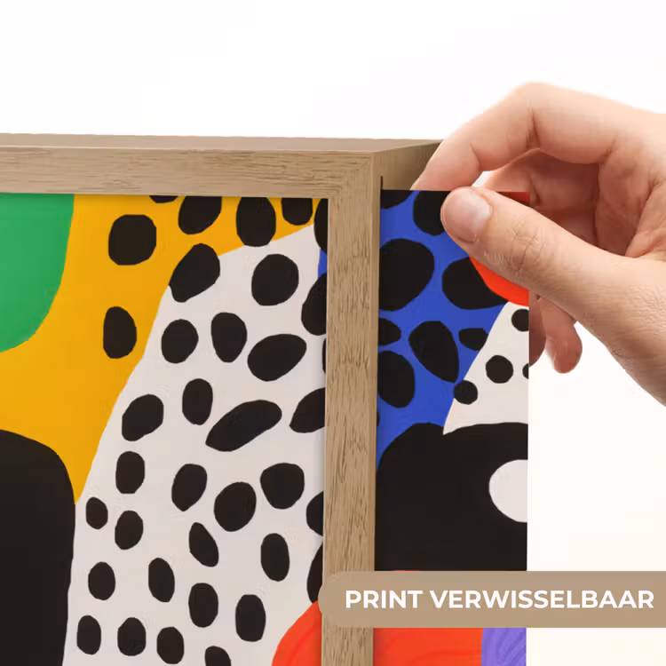 Lightbox - Wandlamp - Abstract - Vormen - Kleuren - Stippen — 5
