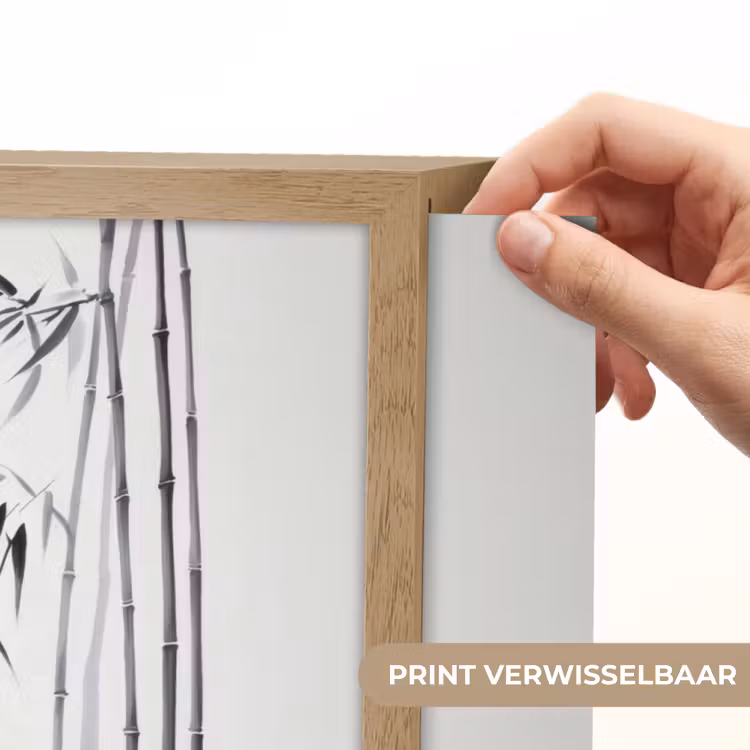 Lightbox - Wandlamp - Bamboestammen - Water - Minimalistisch - Wit — 5