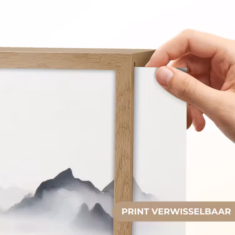 Lightbox - Wandlamp - Bergen - Mistig - Water - Wit — 5