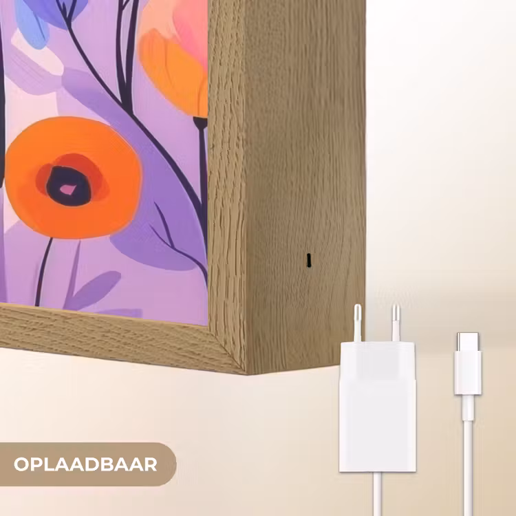 Lightbox - Wandlamp - Bloemen - Kleurrijk - Bladeren — 7