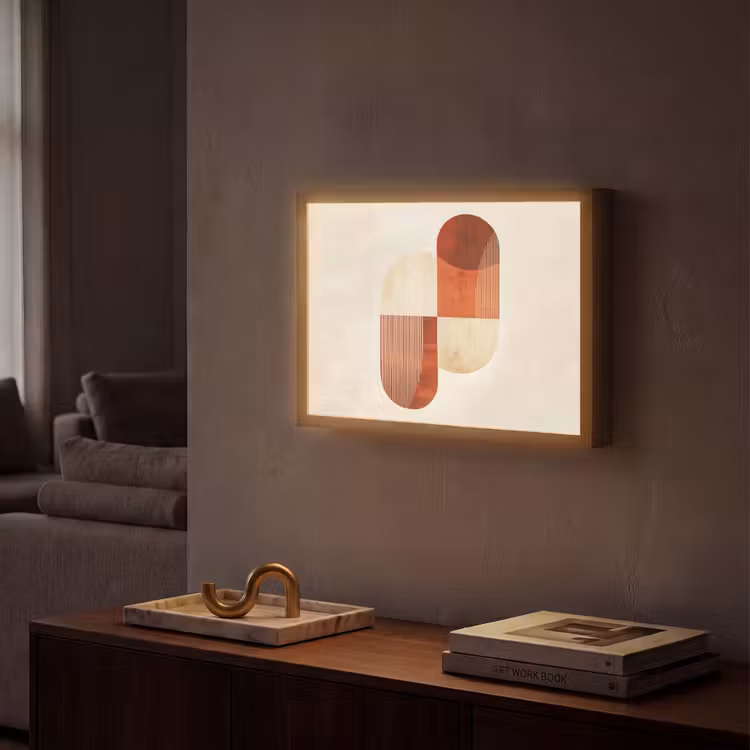 Lightbox - Wandlamp - Bogen - Beige - Vormen — 2
