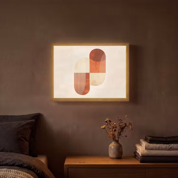 Lightbox - Wandlamp - Bogen - Beige - Vormen — 3