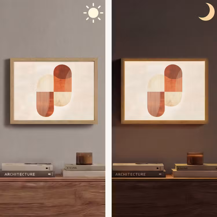 Lightbox - Wandlamp - Bogen - Beige - Vormen — 6