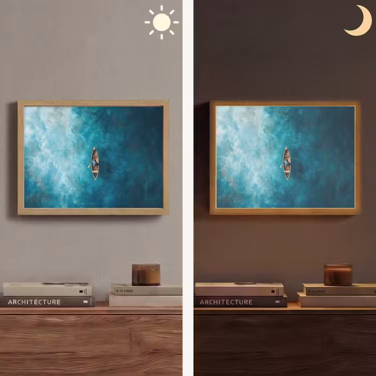 Lightbox - Wandlamp - Bootje - Water - Blauw — 6