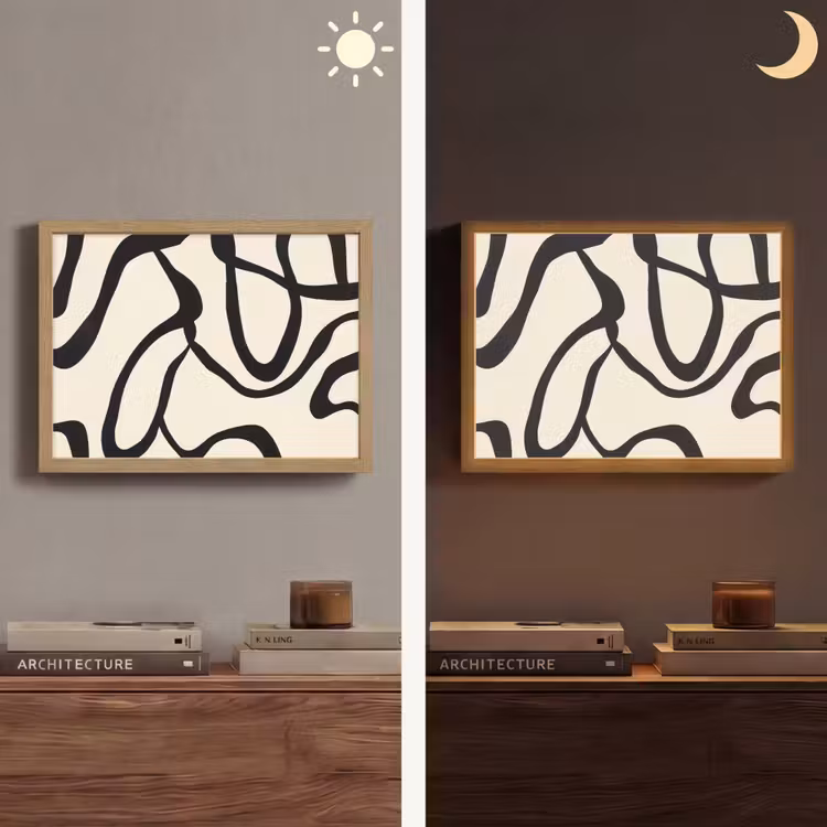 Lightbox - Wandlamp - Abstract - Lijnen - Modern - Beige — 6