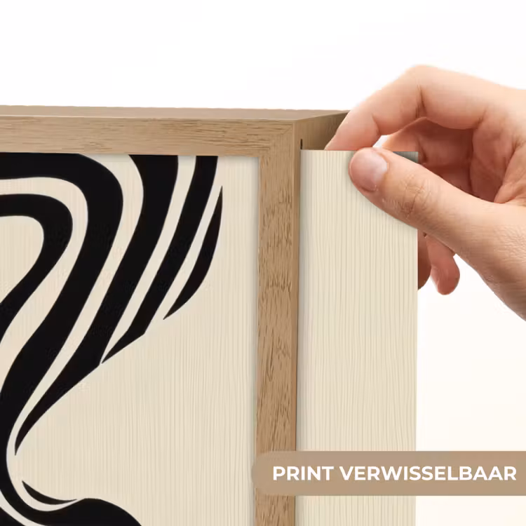 Lightbox - Wandlamp - Beige - Lijnen - Golvend - Abstract — 5