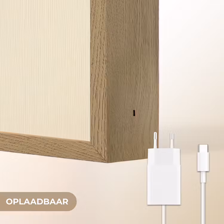 Lightbox - Wandlamp - Beige - Lijnen - Golvend - Abstract — 7