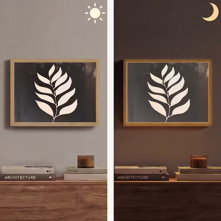 Lightbox - Wandlamp - Blad - Wit - Minimalistisch — 6
