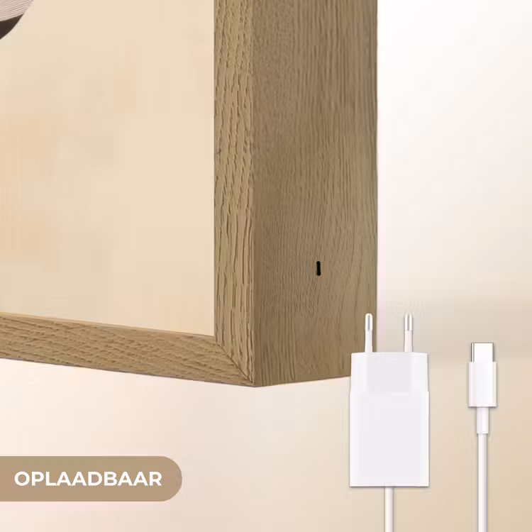 Lightbox - Wandlamp - Bladeren - Gestreept - Stengel - Beige — 7