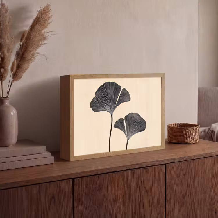 Lightbox - Wandlamp - Bladeren - Minimalistisch - Zwart — 4