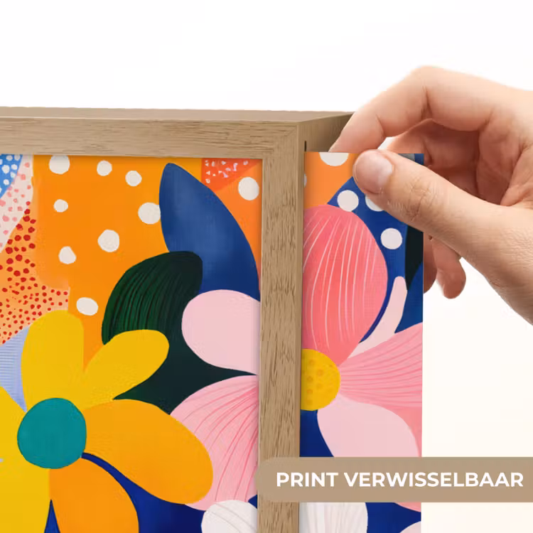 Lightbox - Wandlamp - Bloemen - Kleurrijk - Stippen — 5