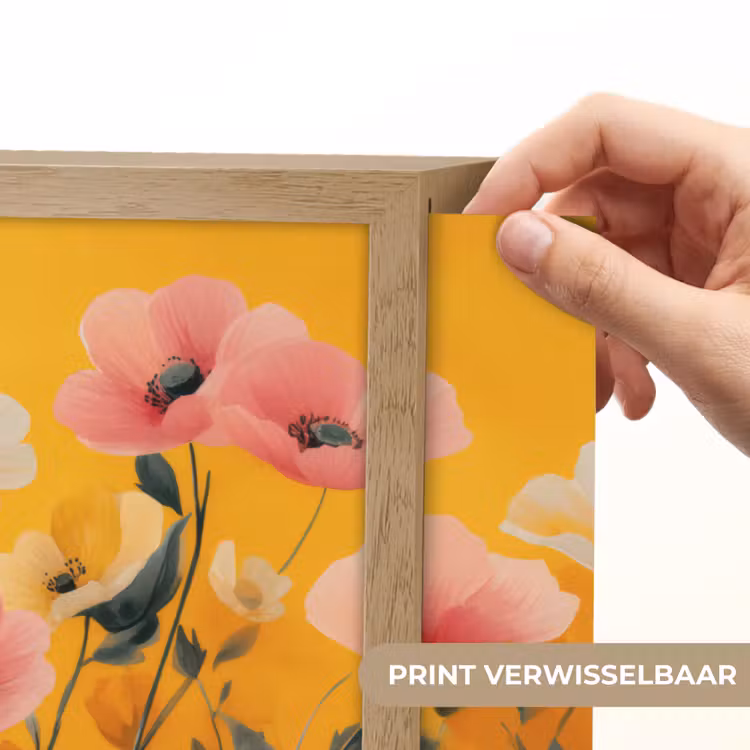 Lightbox - Wandlamp - Bloemen - Veld - Geel — 5