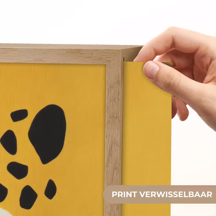 Lightbox - Wandlamp - Cheetah - Illustratie - Geel — 5
