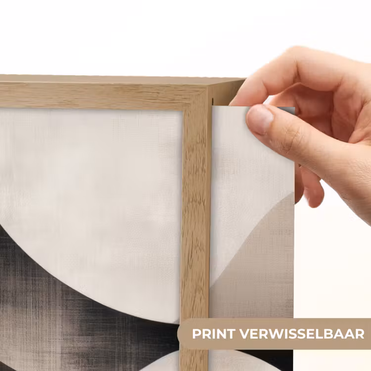 Lightbox - Wandlamp - Abstract - Golven - Zwart - Verweerd — 5