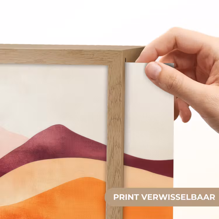Lightbox - Wandlamp - Abstract - Landschap - Golven — 5