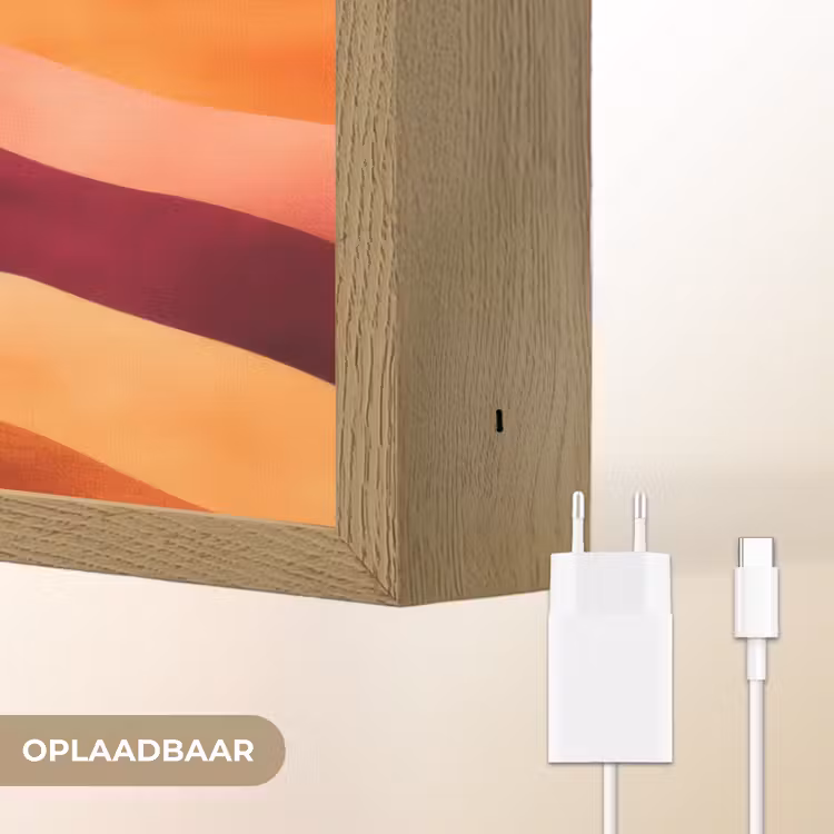 Lightbox - Wandlamp - Abstract - Landschap - Golven — 7
