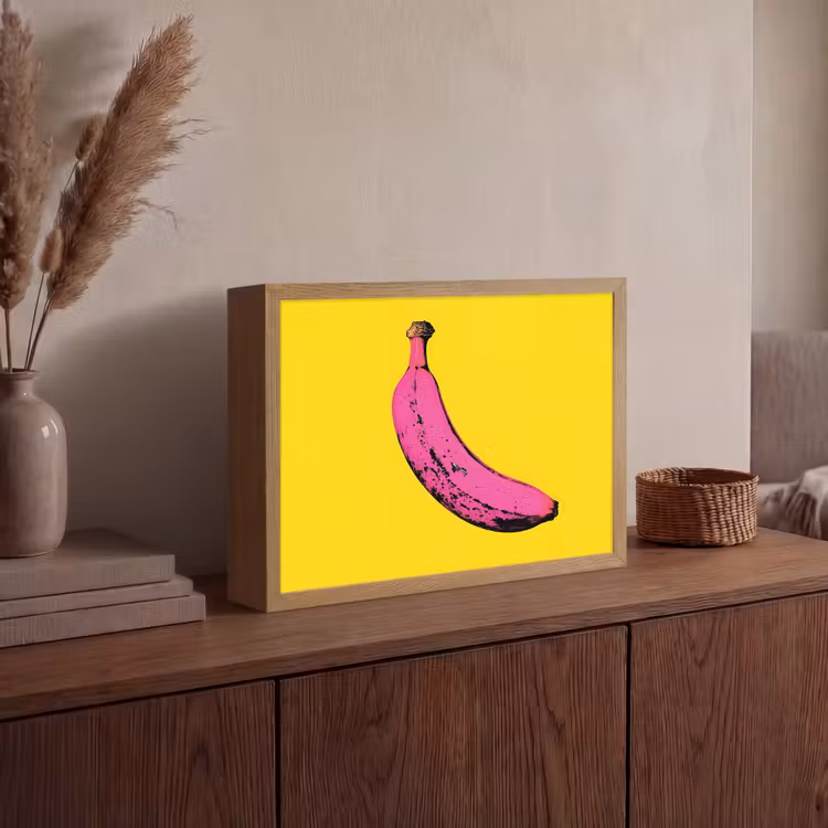 Lightbox - Wandlamp - Banaan - Grafisch - Geel — 4