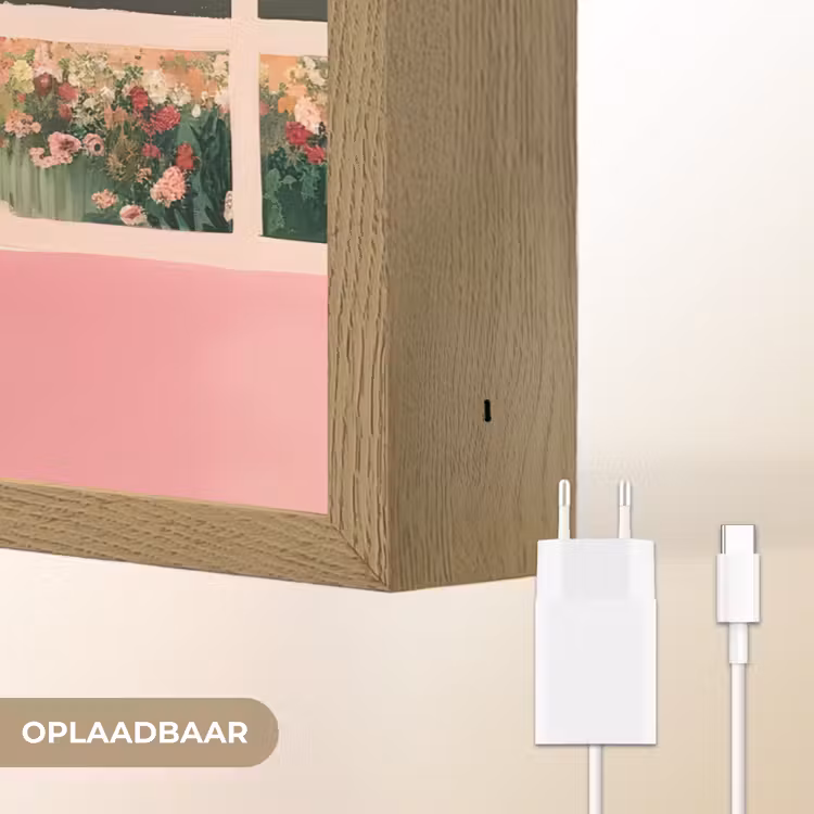 Lightbox - Wandlamp - Bloemen - Koffie - Raam — 7