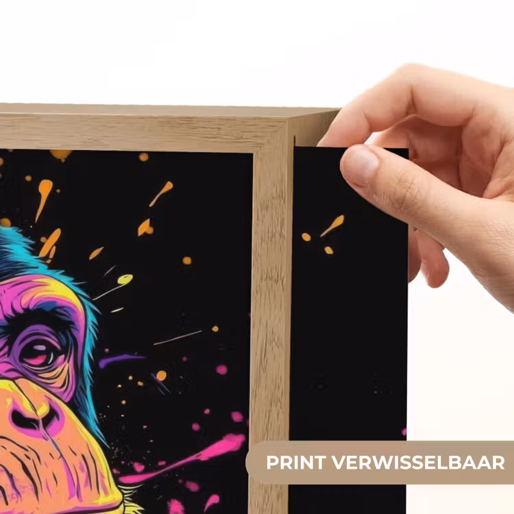 Lightbox - Wandlamp - Aap - Verf - Neon - Kleur — 5