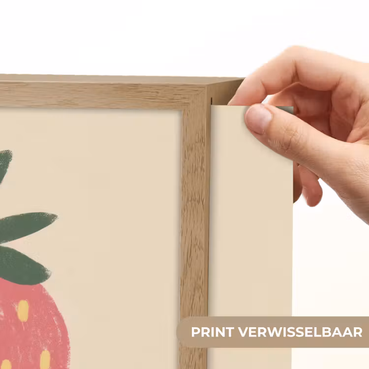 Lightbox - Wandlamp - Aardbei - Minimalistisch - Rood - Fruit — 5