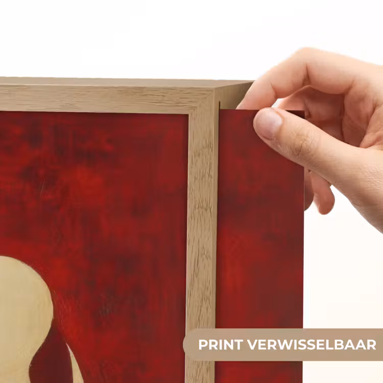 Lightbox - Wandlamp - Abstract - Moeder - Kind - Rood — 5