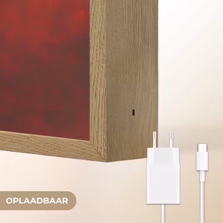 Lightbox - Wandlamp - Abstract - Moeder - Kind - Rood — 7