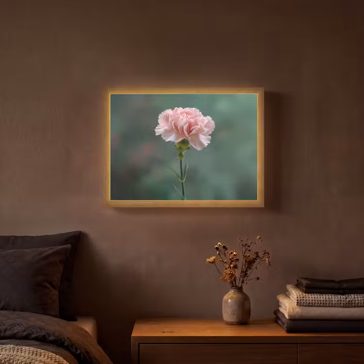 Lightbox - Wandlamp - Anjer - Roze - Bloemblaadjes — 3