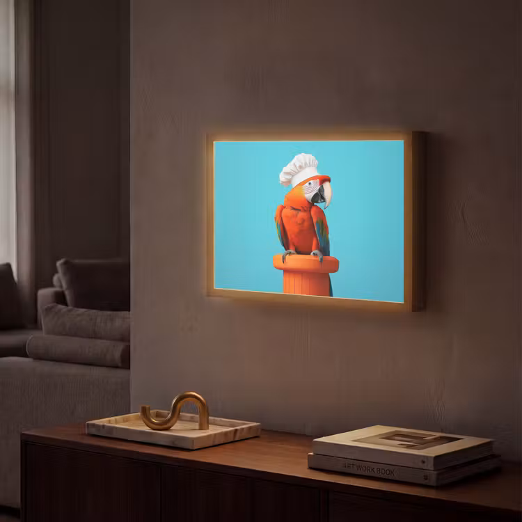 Lightbox - Wandlamp - Ara - Koksmuts - Sokkel - Grappig — 2