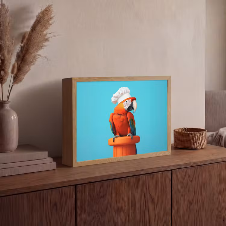 Lightbox - Wandlamp - Ara - Koksmuts - Sokkel - Grappig — 4