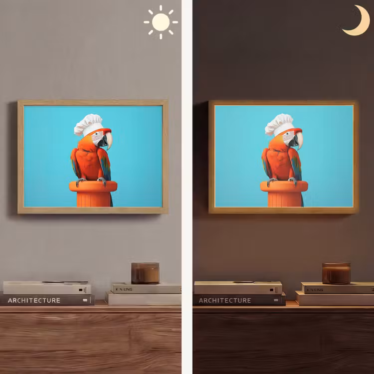 Lightbox - Wandlamp - Ara - Koksmuts - Sokkel - Grappig — 6