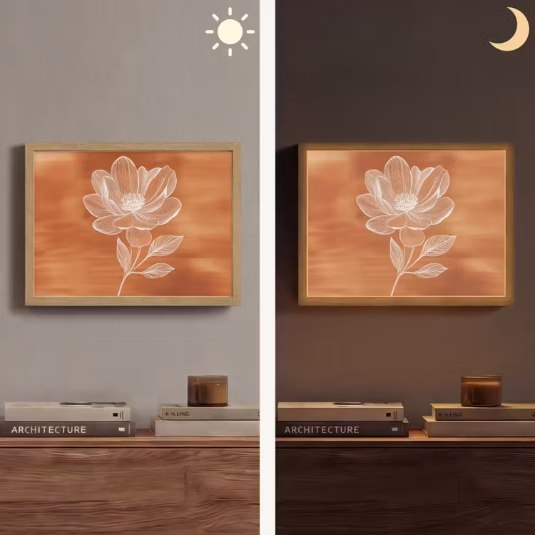 Lightbox - Wandlamp - Bloem - Minimalistisch - Wit — 6