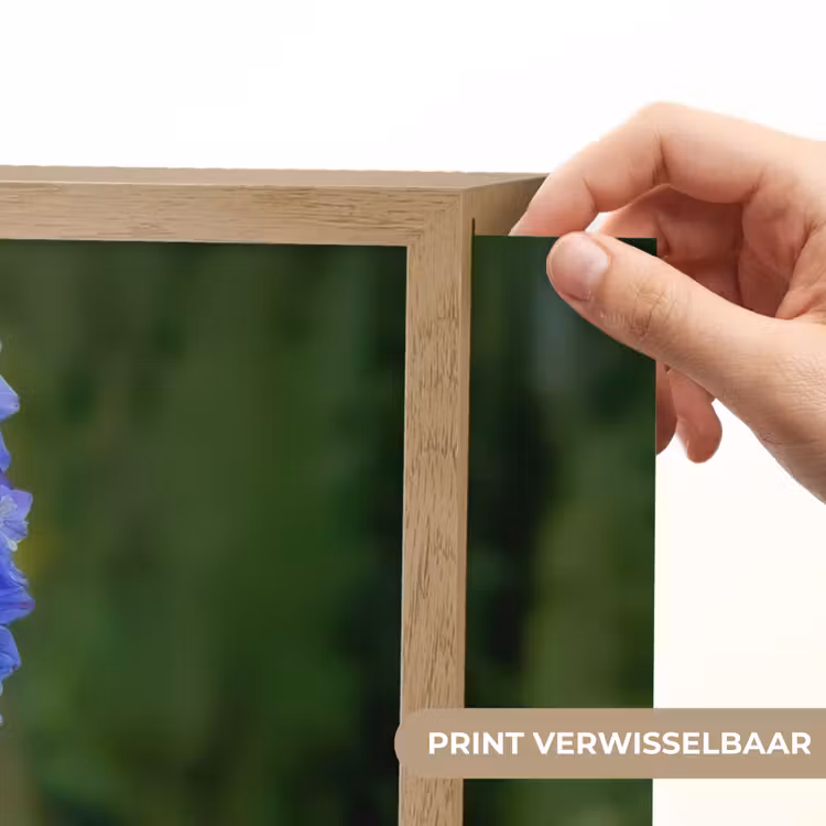 Lightbox - Wandlamp - Bloemen - Blauw - Dennenboom — 5