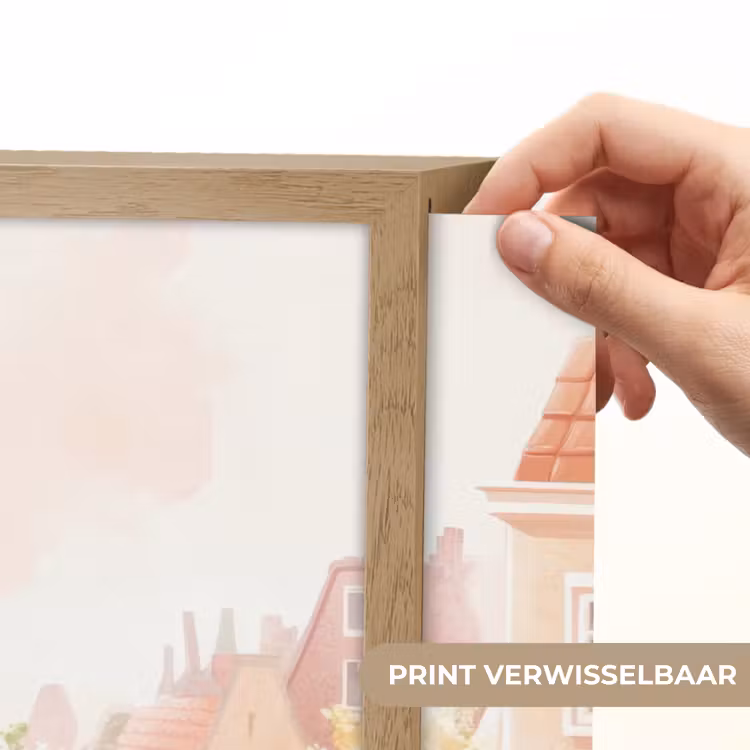Lightbox - Wandlamp - Bloemen - Huizen - Dorp — 5