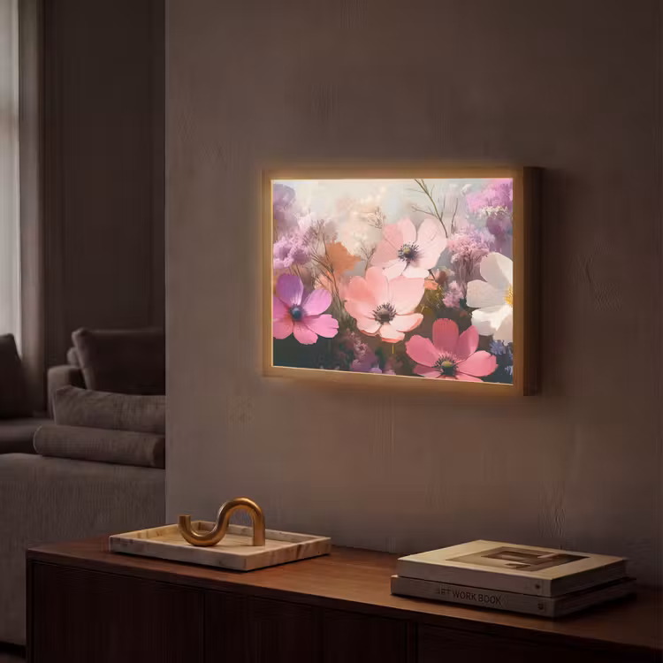 Lightbox - Wandlamp - Bloemen - Kleurrijk - Bloei — 2