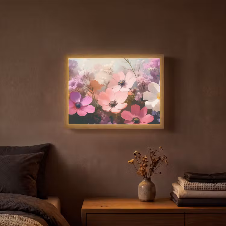 Lightbox - Wandlamp - Bloemen - Kleurrijk - Bloei — 3