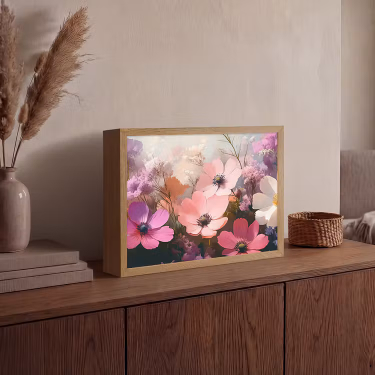 Lightbox - Wandlamp - Bloemen - Kleurrijk - Bloei — 4