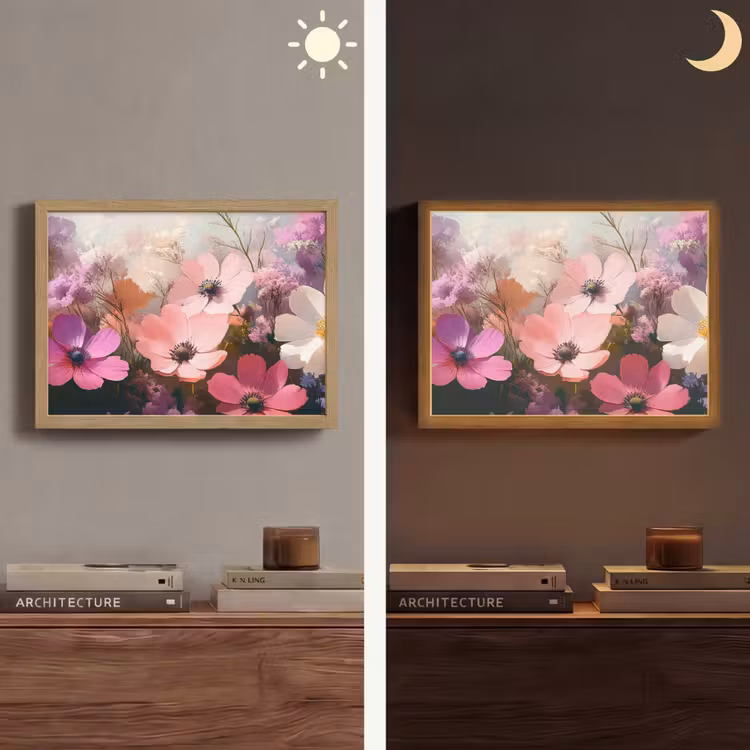 Lightbox - Wandlamp - Bloemen - Kleurrijk - Bloei — 6