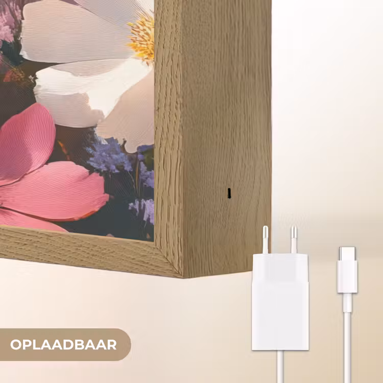 Lightbox - Wandlamp - Bloemen - Kleurrijk - Bloei — 7