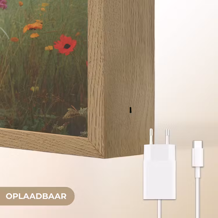 Lightbox - Wandlamp - Bloemen - Krukje - Gieter - Veld — 7