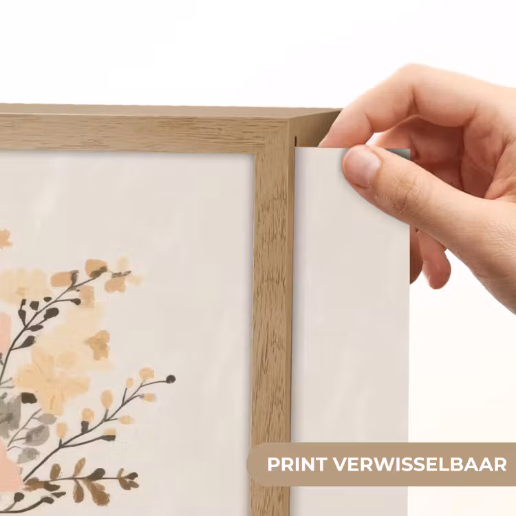 Lightbox - Wandlamp - Bloemen - Quote - Beige - Lint — 5