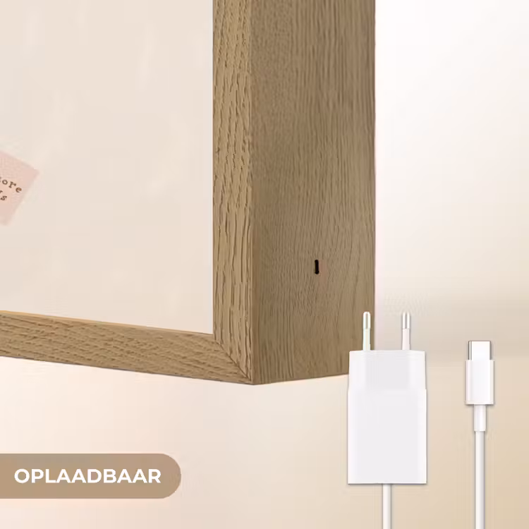Lightbox - Wandlamp - Bloemen - Quote - Beige - Lint — 7