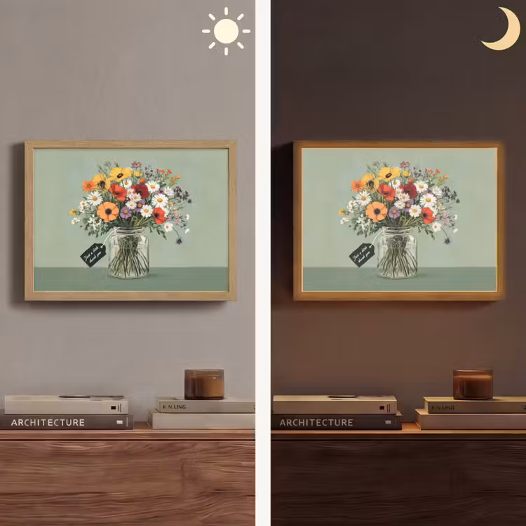 Lightbox - Wandlamp - Bloemen - Vaas - Kaartje — 6